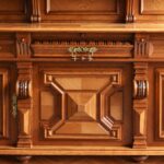 Aufsatzbuffet Julius Groschkus Eiche – Unterteil mit Schublade und Kassettentür