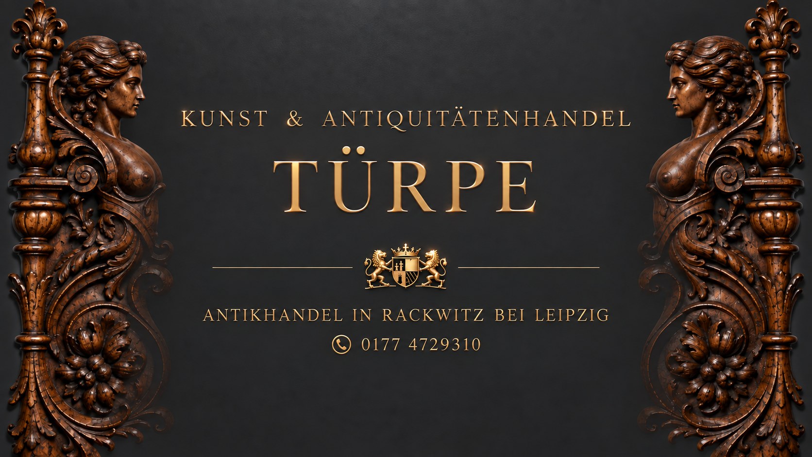 Kunst- und Antiquitätenhandel Türpe – geschnitzte Türfüllung, Meisterstück der Hoftischlerei Julius Groschkus